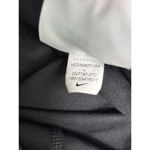 Nike Shorts Womens Large Black Biker Compression High Rise Stretch DV7797-010 - Picture 4 of 8